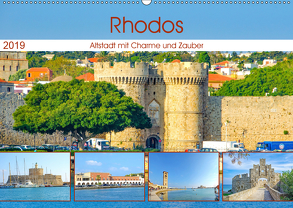Rhodos – Altstadt mit Charme und Zauber (Wandkalender 2019 DIN A2 quer) von Schwarze,  Nina