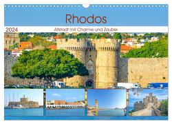 Rhodos – Altstadt mit Charme und Zauber (Wandkalender 2024 DIN A3 quer), CALVENDO Monatskalender von Schwarze,  Nina