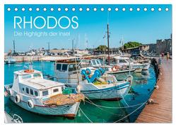 Rhodos – Die Highlights der Insel (Tischkalender 2024 DIN A5 quer), CALVENDO Monatskalender von und Elisabeth Jastram,  Thomas