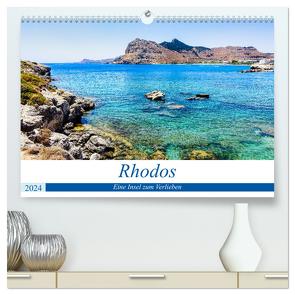 Rhodos – eine Insel zum Verlieben (hochwertiger Premium Wandkalender 2024 DIN A2 quer), Kunstdruck in Hochglanz