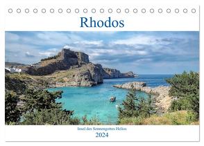 Rhodos – Insel des Sonnengottes Helios (Tischkalender 2024 DIN A5 quer), CALVENDO Monatskalender von Balan,  Peter