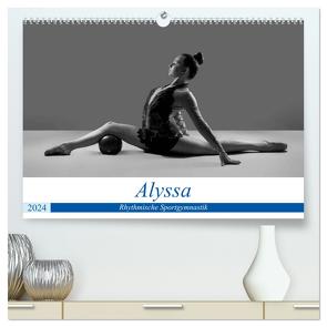 Rhythmisch Sportgymnastik – Alyssa (hochwertiger Premium Wandkalender 2024 DIN A2 quer), Kunstdruck in Hochglanz von Bedaam,  Jürgen
