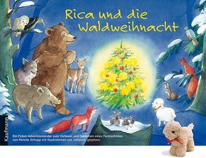Rica und die Waldweihnacht mit Stoffschaf von Ignjatovic,  Johanna, Schupp,  Renate