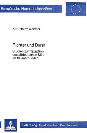 Richter und Dürer von Weidner,  Karl-Heinz