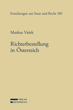 Richterbestellung in Österreich von Vasek,  Markus