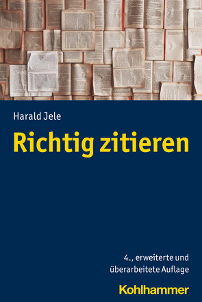 Richtig zitieren von Jele,  Harald