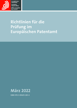 Richtlinien für die Prüfung im Europäischen Patentamt