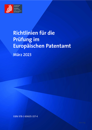 Richtlinien für die Prüfung im Europäischen Patentamt