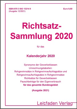 Richtsatz-Sammlung 2020