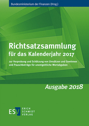 Richtsatzsammlung für das Kalenderjahr 2017