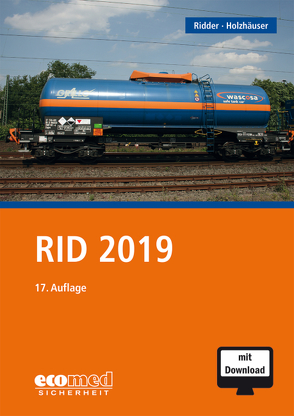 RID 2019 von Holzhäuser,  Jörg, Ridder,  Klaus