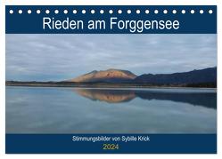 Rieden am Forggensee (Tischkalender 2024 DIN A5 quer), CALVENDO Monatskalender von Krick,  Sybille