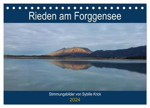 Rieden am Forggensee (Tischkalender 2024 DIN A5 quer), CALVENDO Monatskalender von Krick,  Sybille