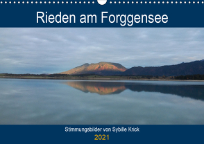 Rieden am Forggensee (Wandkalender 2021 DIN A3 quer) von Krick,  Sybille