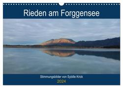 Rieden am Forggensee (Wandkalender 2024 DIN A3 quer), CALVENDO Monatskalender von Krick,  Sybille