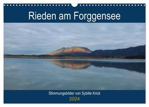 Rieden am Forggensee (Wandkalender 2024 DIN A3 quer), CALVENDO Monatskalender von Krick,  Sybille