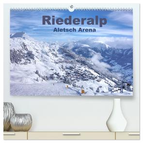 Riederalp – Altesch Arena (hochwertiger Premium Wandkalender 2024 DIN A2 quer), Kunstdruck in Hochglanz von Vogler,  Andreas