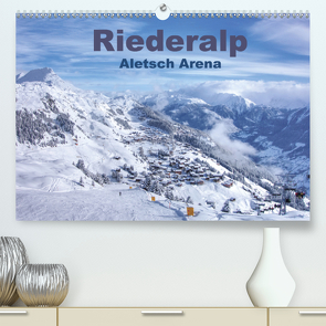 Riederalp – Altesch Arena (Premium, hochwertiger DIN A2 Wandkalender 2021, Kunstdruck in Hochglanz) von Vogler,  Andreas