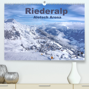Riederalp – Altesch Arena (Premium, hochwertiger DIN A2 Wandkalender 2022, Kunstdruck in Hochglanz) von Vogler,  Andreas