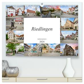 Riedlingen Impressionen (hochwertiger Premium Wandkalender 2024 DIN A2 quer), Kunstdruck in Hochglanz von Meutzner,  Dirk