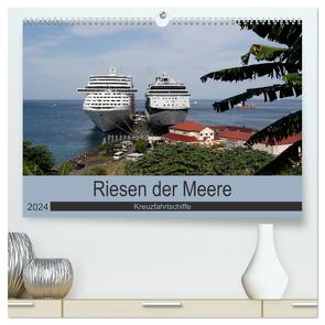 Riesen der Meere – Kreuzfahrtschiffe (hochwertiger Premium Wandkalender 2024 DIN A2 quer), Kunstdruck in Hochglanz von Gayde,  Frank