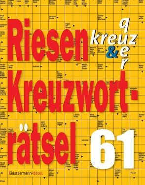 Riesen-Kreuzworträtsel 61 von Krüger,  Eberhard
