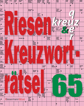 Riesen-Kreuzworträtsel 65 (5 Exemplare à 2,99 €) von Krüger,  Eberhard
