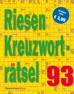 Riesen-Kreuzworträtsel 93 von Krüger,  Eberhard