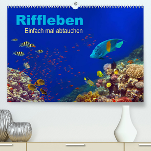 Riffleben – Einfach mal abtauchen (Premium, hochwertiger DIN A2 Wandkalender 2023, Kunstdruck in Hochglanz) von Melz,  Tina