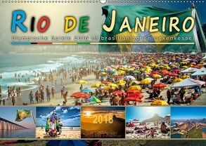 Rio de Janeiro, Olympische Spiele 2016 im brasilianischen Hexenkessel (Wandkalender 2018 DIN A2 quer) von Roder,  Peter