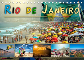 Rio de Janeiro, Stadt des Sonnenscheins (Tischkalender 2022 DIN A5 quer) von Roder,  Peter