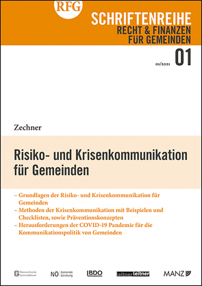 Risiko- und Krisenkommunikation für Gemeinden von Zechner,  Martin