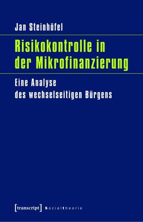 Risikokontrolle in der Mikrofinanzierung von Steinhöfel,  Jan