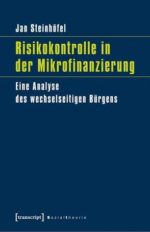 Risikokontrolle in der Mikrofinanzierung von Steinhöfel,  Jan