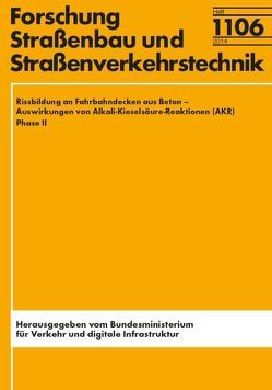 Rissbildung an Fahrbahndecken aus Beton von Breitenbach,  Rolf, Gehlen,  Christoph, Ludwig,  Horst-Michael, Mazanec,  Oliver, Schiessl,  Peter, Seyfarth,  Kathrin, Sievering,  Christoph, Stark,  Jochen