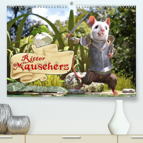 Ritter Mauseherz (Premium, hochwertiger DIN A2 Wandkalender 2023, Kunstdruck in Hochglanz) von Schröder,  Karsten
