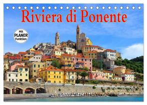 Riviera di Ponente (Tischkalender 2024 DIN A5 quer), CALVENDO Monatskalender von LianeM,  LianeM