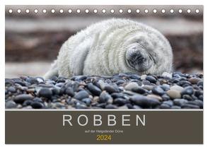 Robben auf der Helgoländer Düne (Tischkalender 2024 DIN A5 quer), CALVENDO Monatskalender von Spiegler,  Heidi