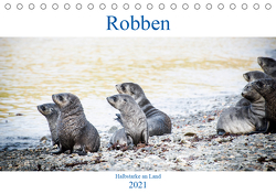 Robben – Halbstarke an Land (Tischkalender 2021 DIN A5 quer) von Siegl aka THE DUN DOG,  Nadja