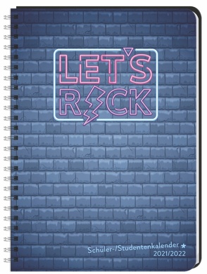 Rock Schüler-/Studentenkalender A5 Kalender 2022 von Heye