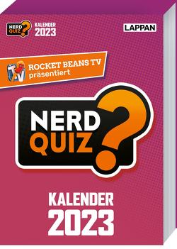 Rocket Beans TV – Nerd Quiz-Kalender 2023 mit Fragen rund um Games, Filme und Popkultur von Kartsios,  Gregor