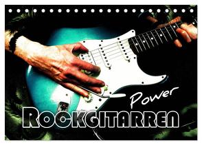 Rockgitarren Power (Tischkalender 2024 DIN A5 quer), CALVENDO Monatskalender von Bleicher,  Renate