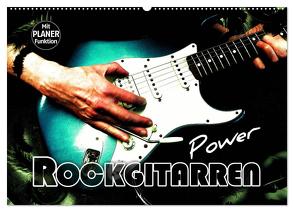 Rockgitarren Power (Wandkalender 2024 DIN A2 quer), CALVENDO Monatskalender von Bleicher,  Renate