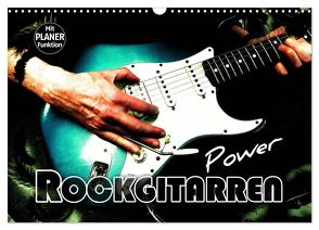 Rockgitarren Power (Wandkalender 2024 DIN A3 quer), CALVENDO Monatskalender von Bleicher,  Renate