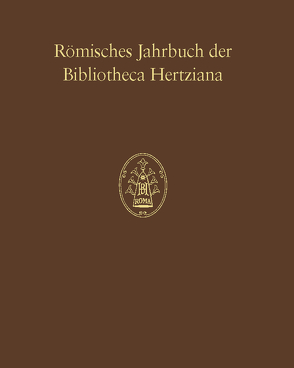 Römisches Jahrbuch der Bibliotheca Hertziana von Ebert-Schifferer,  Sybille, Michalsky,  Tanja