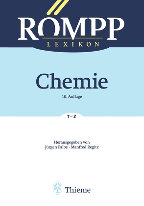 RÖMPP Lexikon Chemie, 10. Auflage, 1996-1999 von Falbe,  Jürgen, Regitz,  Manfred