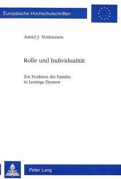 Rolle und Individualität von Vonhausen,  Astrid J.