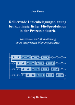 Rollierende Linienbelegungsplanung bei kontinuierlicher Fließproduktion in der Prozessindustrie von Kruse,  Jens