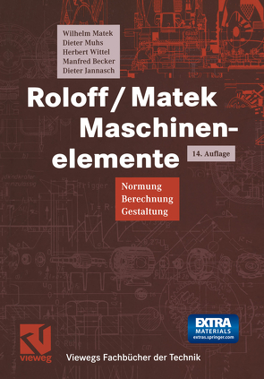 Roloff/Matek Maschinenelemente von Becker,  Manfred, Jannasch,  Dieter, Matek,  Wilhelm, Muhs,  Dieter, Wittel,  Herbert