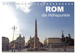 Rom – die Höhepunkte (Tischkalender 2024 DIN A5 quer), CALVENDO Monatskalender von Dürr,  Brigitte